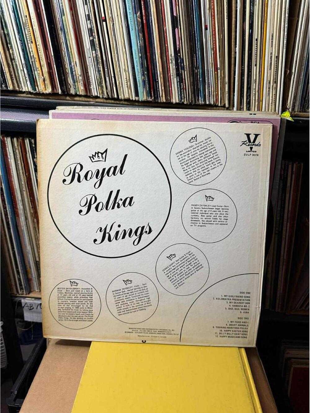 Royal Polka Kings – Touring Manitoba Vinyl Record VG+ AB127 - Picture 2 of 2